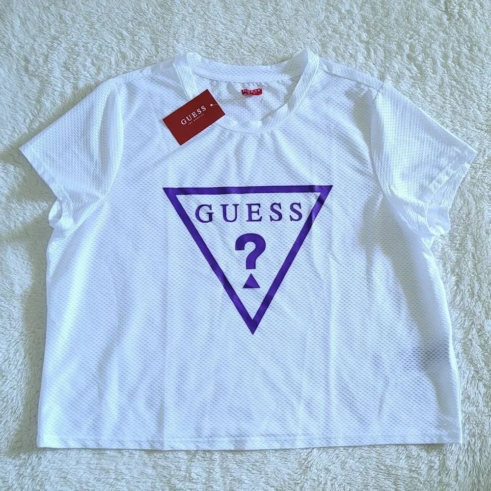 Guess❓Teresa Mesh Logo Tee👕 - NWT
